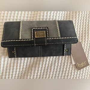 b.o.c Black and Gray Wallet